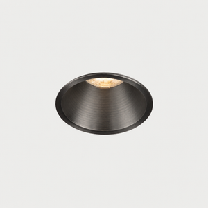 DMQ Inbouwspot GU10 Luna Rond Geborsteld gunmetal - Extra kleine rand