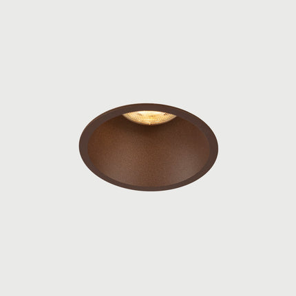 DMQ Inbouwspot GU10 Luna Rond Mat brons - Extra kleine rand