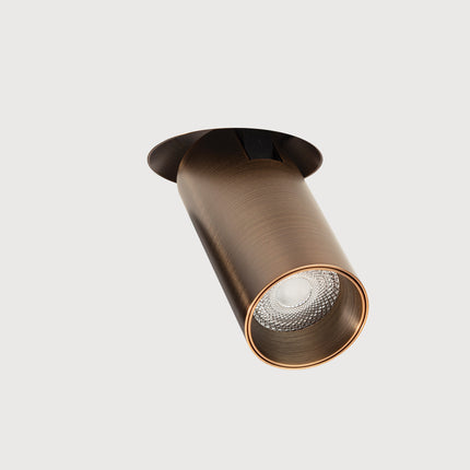 DMQ Trimless inbouw richtspot LED 10W Moon 1 - Geborsteld brons