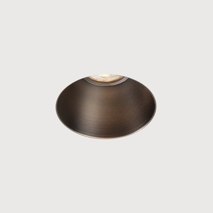 DMQ Trimless inbouwspot GU10 Moon 1 Rond - Geborsteld gunmetal