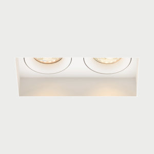 DMQ Trimless inbouwspot GU10 Rezo Twins vierkant wit