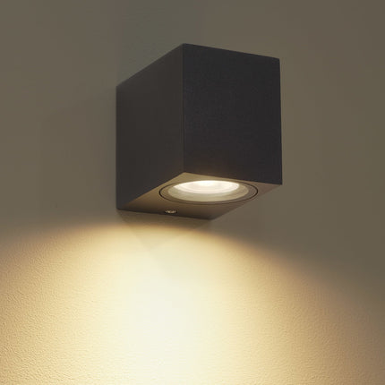 DMQ Wandlamp buiten Delmont 1 Zwart