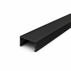 DMQ Afdekstrip Railverlichting 1 meter - Zwart
