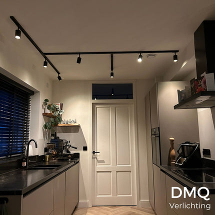 DMQ Complete set Rail - 2 meter - 4x Swift GU10 Railspot - Wit