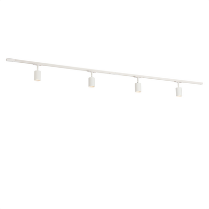 DMQ Complete set Rail - 2 meter - 4x Swift GU10 Railspot - Wit