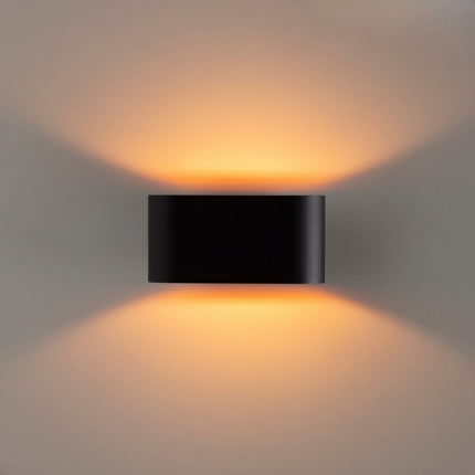 DMQ Coby Oval - Zwart met Goud - Wandlamp