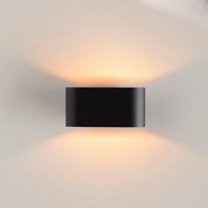 DMQ Coby Oval - Zwart met Goud - Wandlamp
