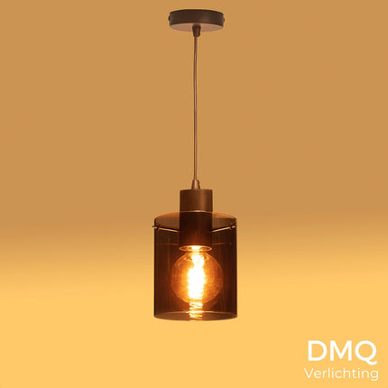 DMQ Elmira Hanglamp Smoke Glass