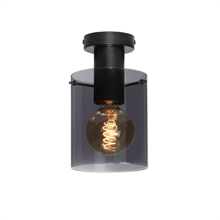 DMQ Elmira Plafondlamp Smoke Glass