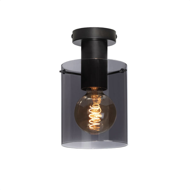 DMQ Elmira Plafondlamp Smoke Glass