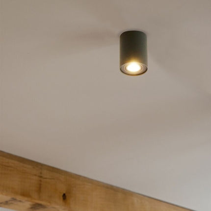 DMQ Plafondspot Badkamer Zwart - Ø 8 cm - IP65 - GU10