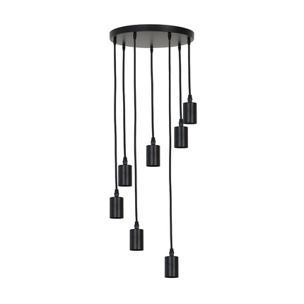 DMQ Hanglamp Brandon 7-lichts Zwart