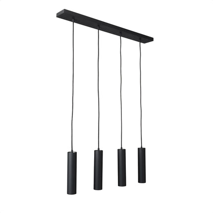 DMQ Hanglamp Elmont Tube 4L Zwart