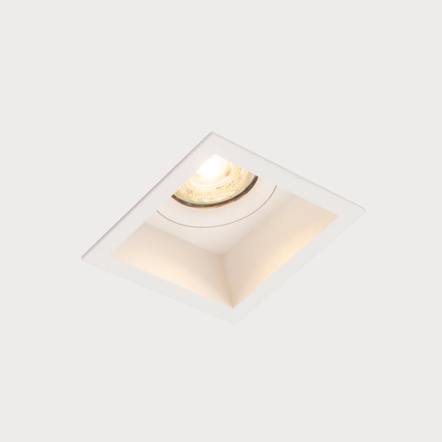 DMQ Inbouwspot GU10 Cubo Vierkant Wit - Extra kleine rand