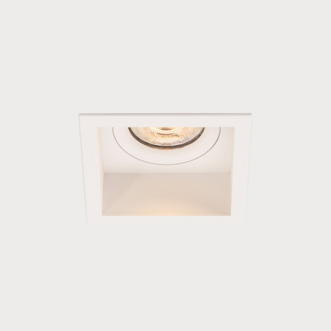DMQ Inbouwspot GU10 Cubo Vierkant Wit - Extra kleine rand