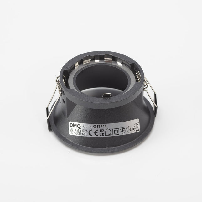 DMQ Inbouwspot GU10 Luna Rond Antraciet  - Extra kleine rand