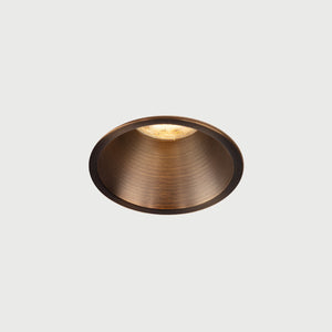 DMQ Inbouwspot GU10 Luna Rond Geborsteld brons - Extra kleine rand