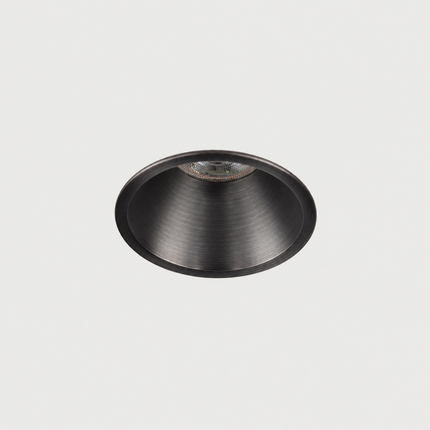 DMQ Inbouwspot GU10 Luna Rond Geborsteld gunmetal - Extra kleine rand