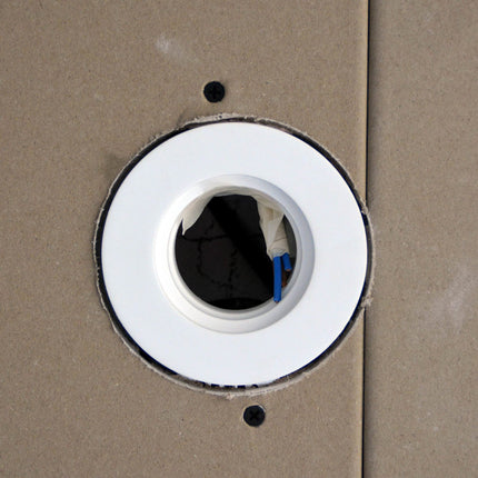 DMQ Inbouwspot Lago Gips Rond Lage inbouwdiepte - GU10