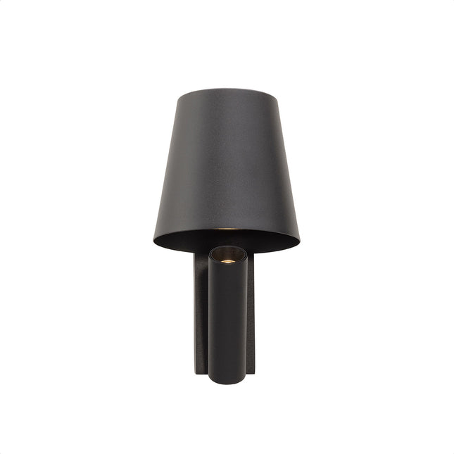 DMQ Nachtlamp LED met kap - Zwart