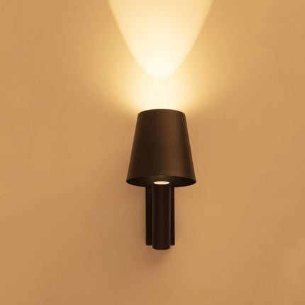 DMQ Nachtlamp LED met kap - Zwart