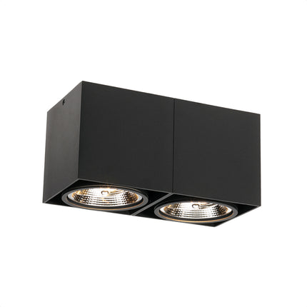 DMQ Opbouwspot New York 2-lichts Zwart