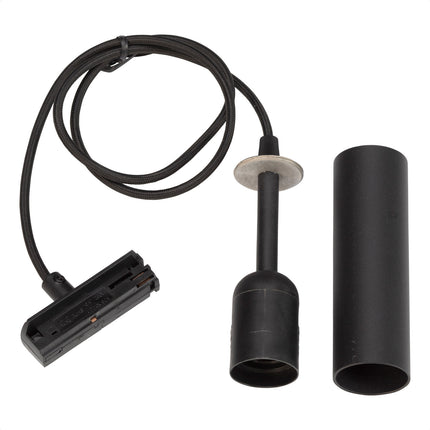 DMQ Pendel - 1-Fase E27 Rail - Zwart