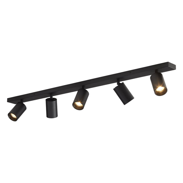 DMQ Plafondspot Elmont 5 Zwart