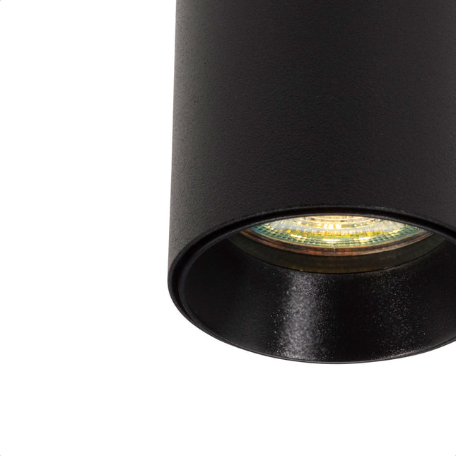 DMQ Plafondspot Opbouw Tube Elmont 1 Zwart