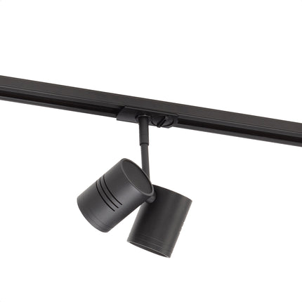 DMQ Railspot Marlow - 1-Fase GU10 - Dubbele Railspot - Zwart
