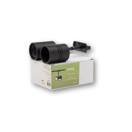 DMQ Railspot Marlow - 1-Fase GU10 - Dubbele Railspot - Zwart