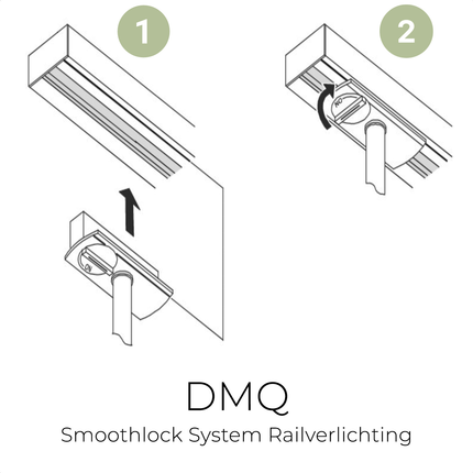 DMQ Railspot Swift - 1-Fase GU10 - Mat Brons
