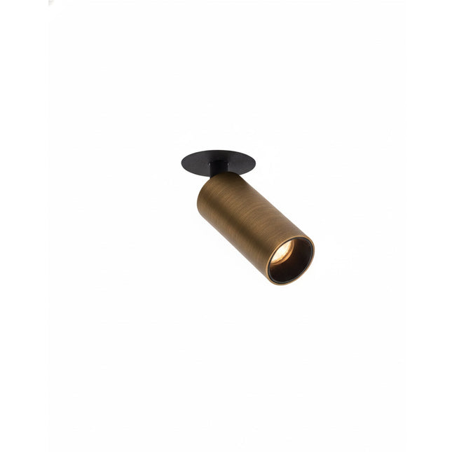 DMQ Richtspot Lark Rond LED - Geborsteld Brons