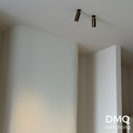 DMQ Richtspot Lark Rond LED - Geborsteld Brons