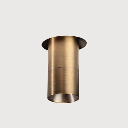 DMQ Trimless inbouw richtspot GU10 Moon 1 Geborsteld brons