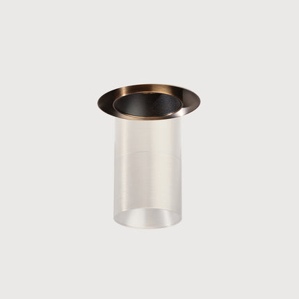 DMQ Trimless inbouw richtspot GU10 Moon 1 Geborsteld brons