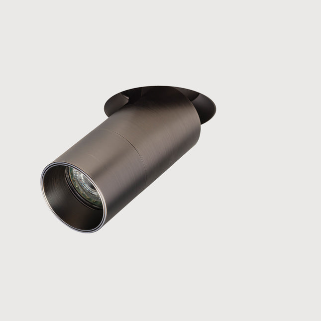 DMQ Trimless inbouw richtspot GU10 Moon 1 Geborsteld gunmetal