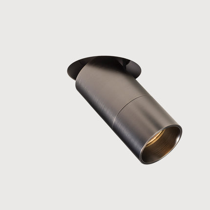 DMQ Trimless inbouw richtspot GU10 Moon 1 Geborsteld gunmetal