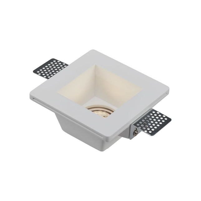 DMQ Trimless Inbouwspot Devon Gips Vierkant - GU10