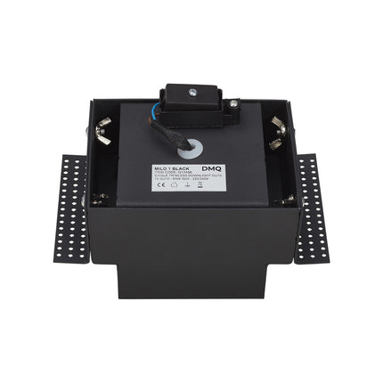 DMQ Trimless inbouwspot GU10 Milo 1 Zwart