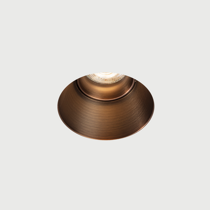 DMQ Trimless inbouwspot GU10 Moon 1 Rond Geborsteld Brons - Verstelbaar