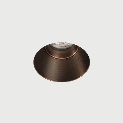 DMQ Trimless inbouwspot GU10 Moon 1 Rond Geborsteld Brons - Verstelbaar