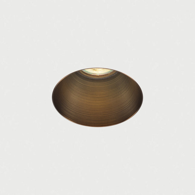 DMQ Trimless inbouwspot GU10 Moon 1 Rond - Geborsteld brons