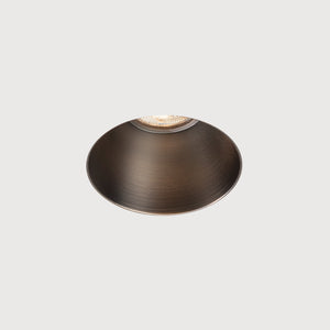 DMQ Trimless inbouwspot GU10 Moon 1 Rond - Geborsteld gunmetal