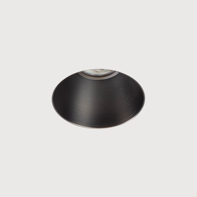 DMQ Trimless inbouwspot GU10 Moon 1 Rond - Geborsteld gunmetal
