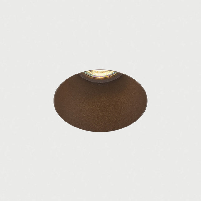 DMQ Trimless inbouwspot GU10 Moon 1 Rond - Mat brons