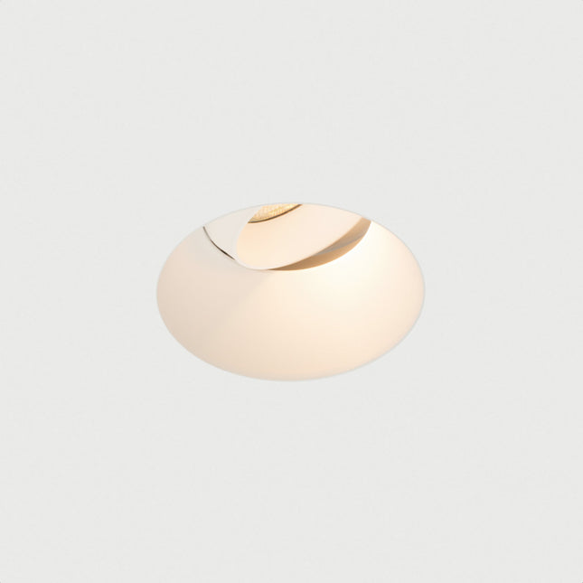 DMQ Trimless inbouwspot GU10 Moon 1 Rond Wit - Verstelbaar