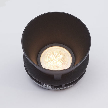 DMQ Trimless inbouwspot GU10 Moon 1 Rond Zwart