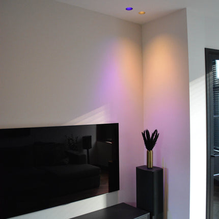 DMQ Trimless inbouwspot GU10 Moon 1 Rond Zwart