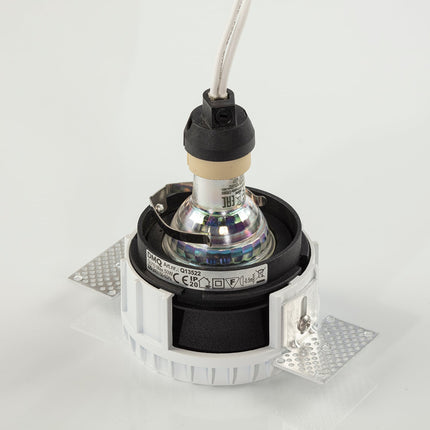 DMQ Trimless inbouwspot GU10 Moon 1 Rond Zwart